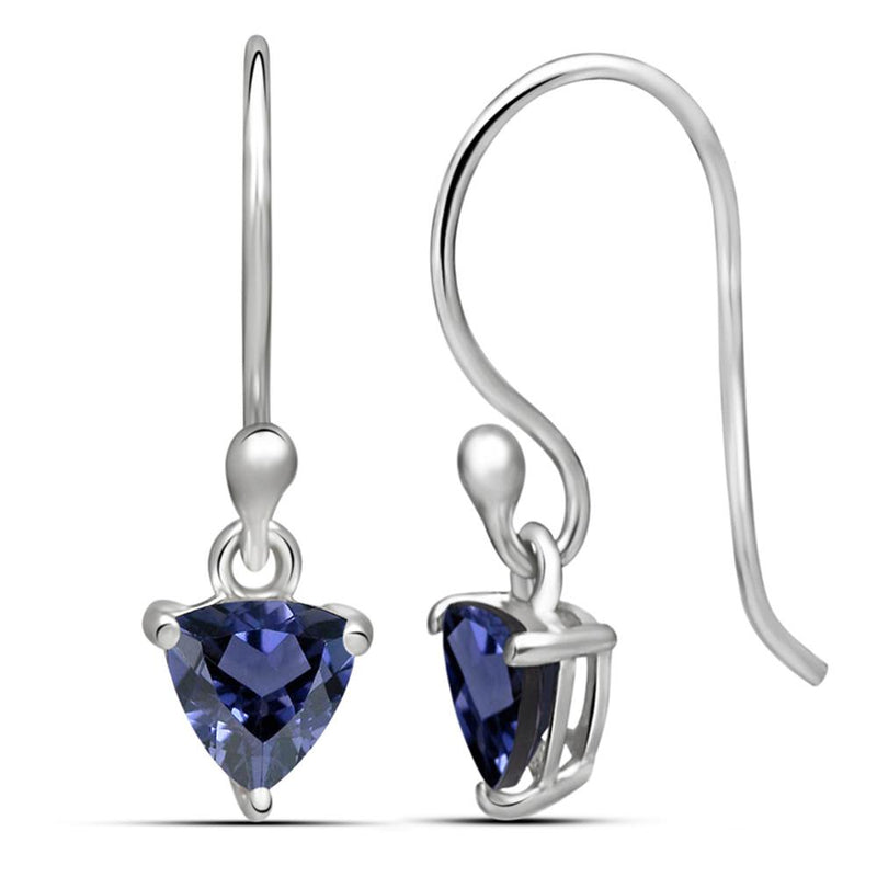 6*6 MM Trillion - Iolite Earrings - ESBC404-I Catalogue