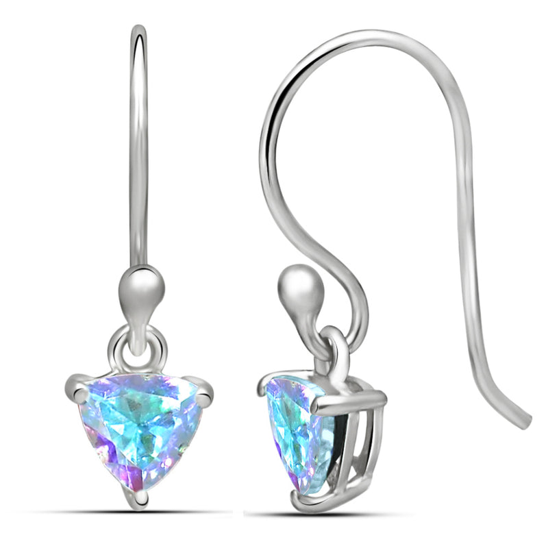 6*6 MM Trillion - Mercury Mystic Topaz Earrings - ESBC404-MMT Catalogue