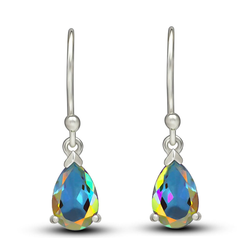 9*6 MM Pear - Mercury Mystic Topaz Earrings - ESBC405-MMT Catalogue