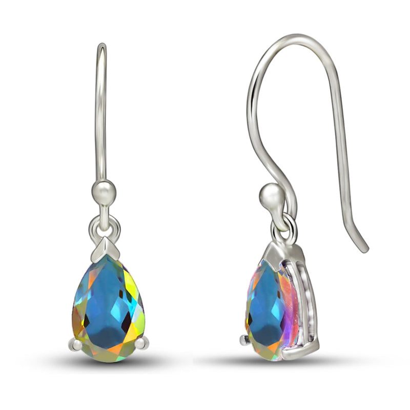 9*6 MM Pear - Mercury Mystic Topaz Earrings - ESBC405-MMT Catalogue