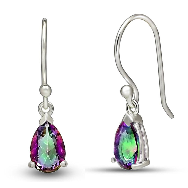 9*6 MM Pear - Mystic Topaz Earrings - ESBC405-MT Catalogue