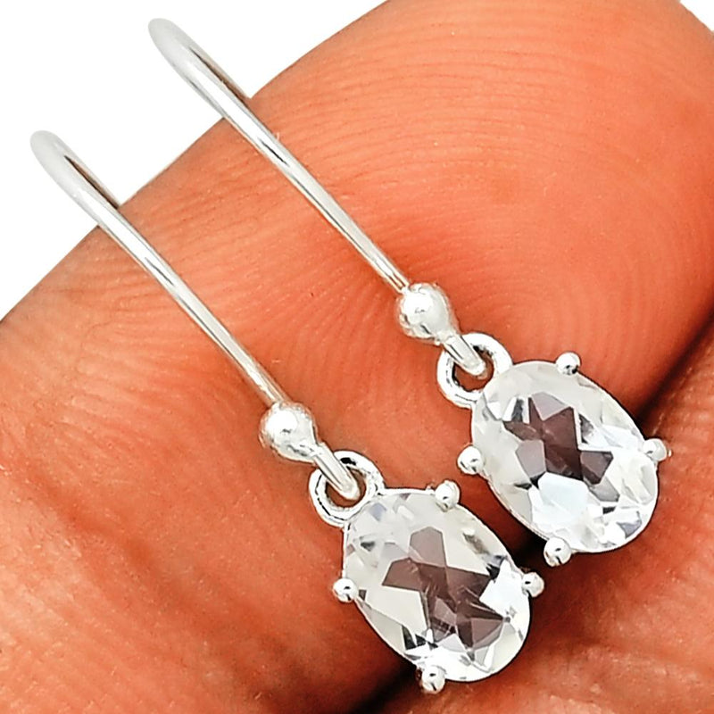 7*5 MM Oval - Petalite Faceted Earrings - ESBC406-PTF Catalogue