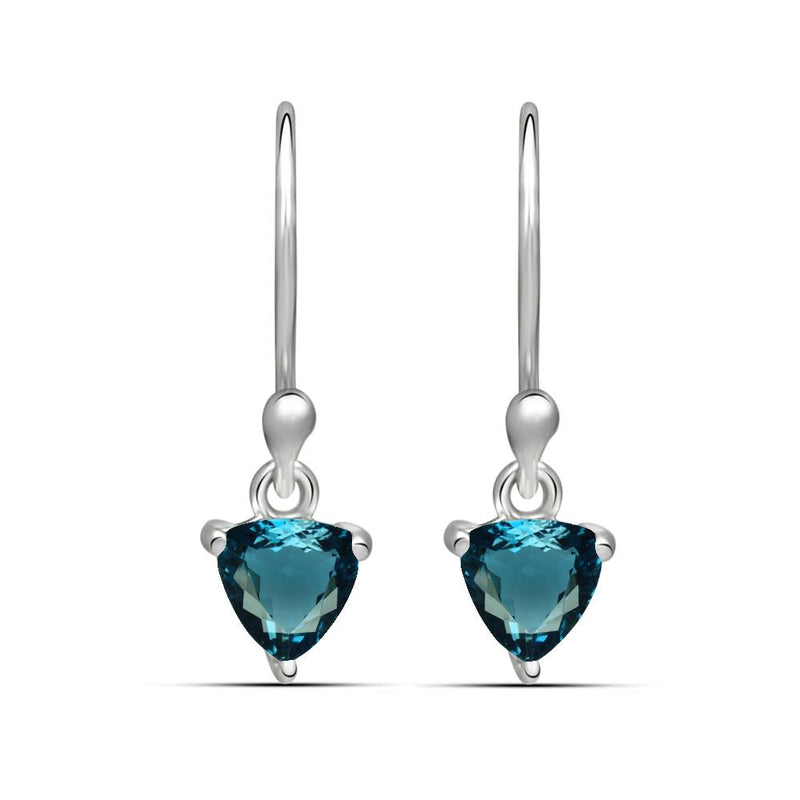 5*5 MM Trillion - London Blue Topaz Earrings - ESBC409-LBT Catalogue
