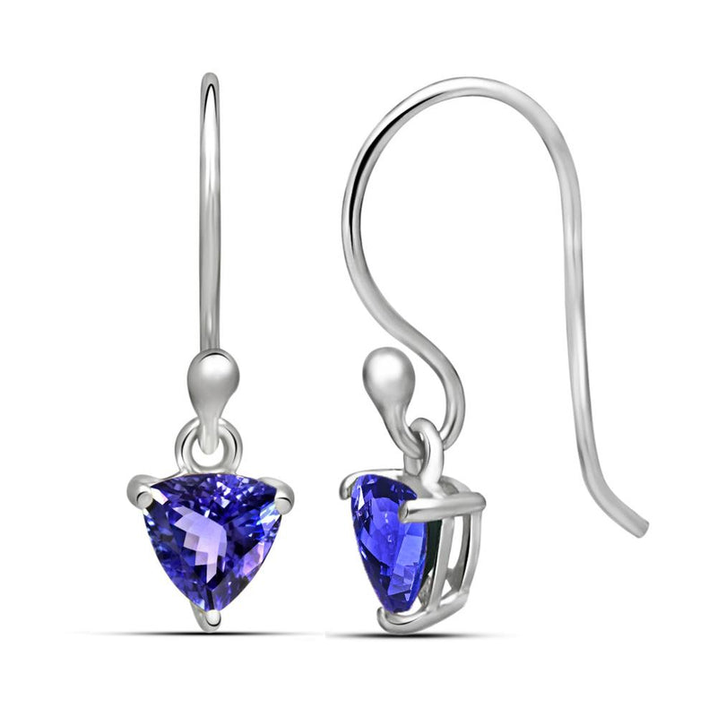 5*5 MM Trillion - Tanzanite Faceted Earrings - ESBC409-TZF Catalogue