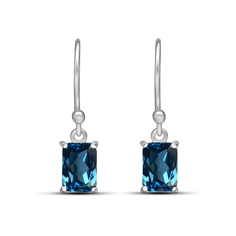 6*4 MM Octo - London Blue Topaz Earrings - ESBC410-LBT Catalogue