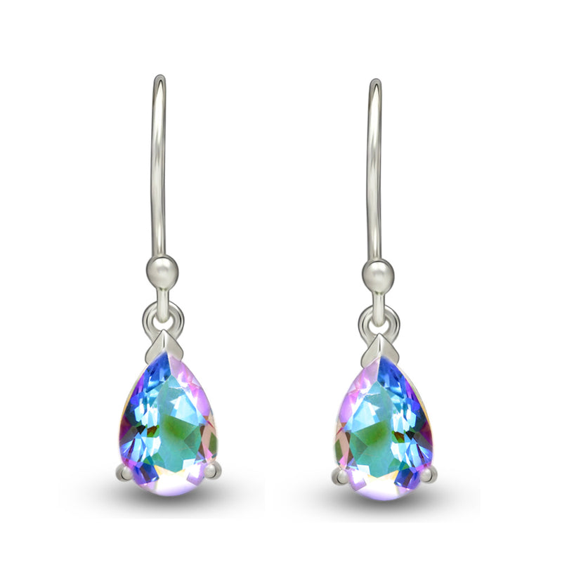 7*5 MM Pear - Mercury Mystic Topaz Earrings - ESBC411-MMT Catalogue