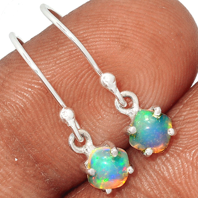 0.8" Claw - Ethiopian Opal Earrings - ETOE359