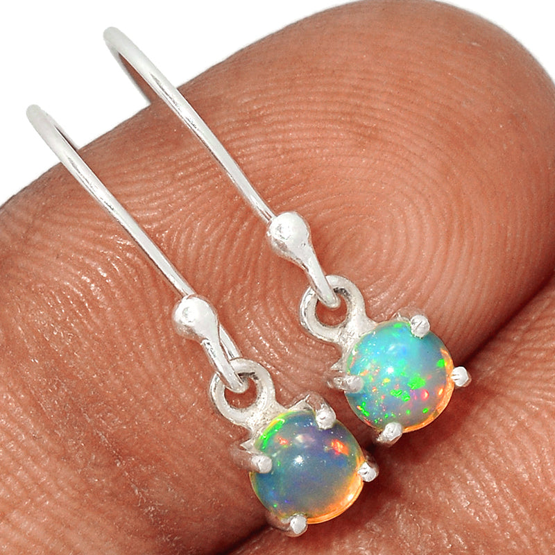 0.8" Claw - Ethiopian Opal Earrings - ETOE360