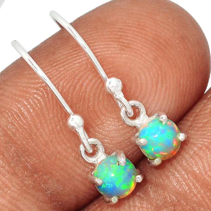0.8" Claw - Ethiopian Opal Earrings - ETOE366