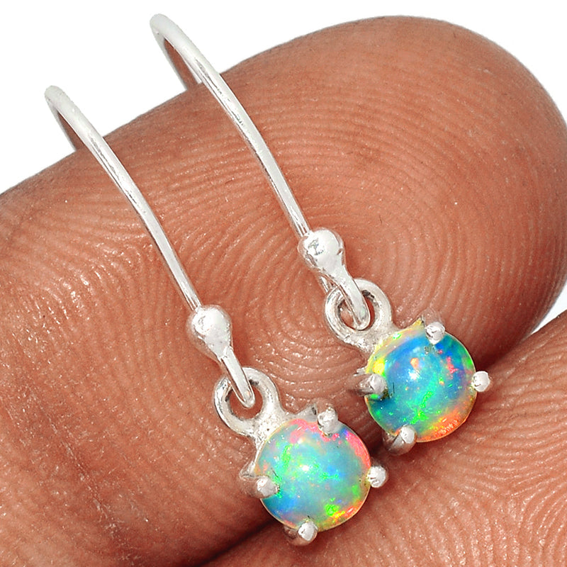 0.8" Claw - Ethiopian Opal Earrings - ETOE384