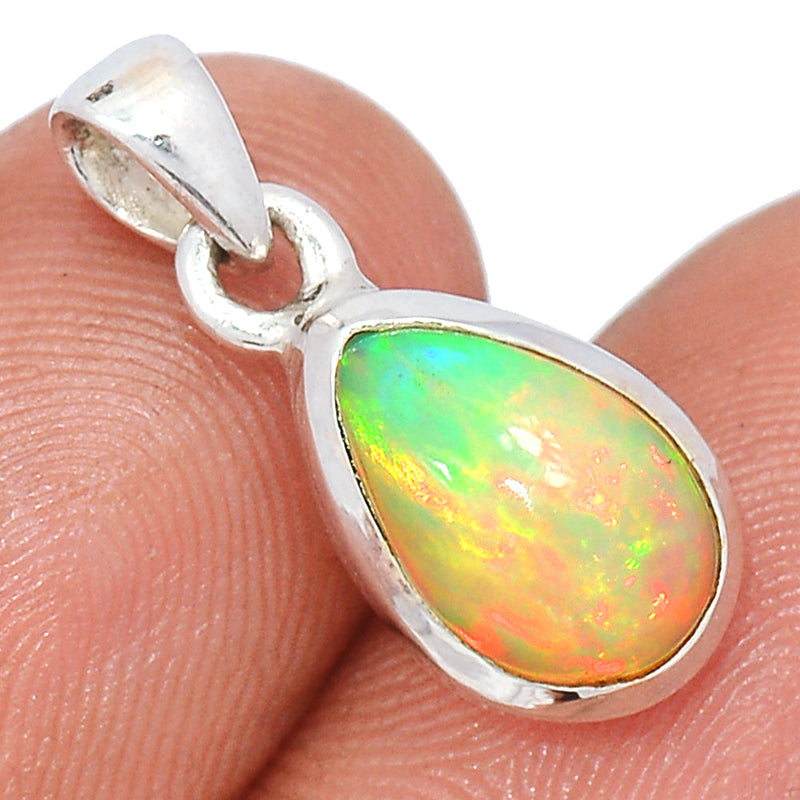 0.8" Claw - Ethiopian Opal Pendants - ETOP1676