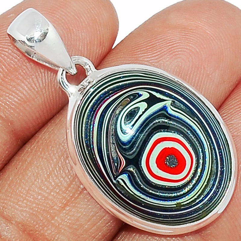 1.3" Fordite Detroit Agate Pendants - FDAP222