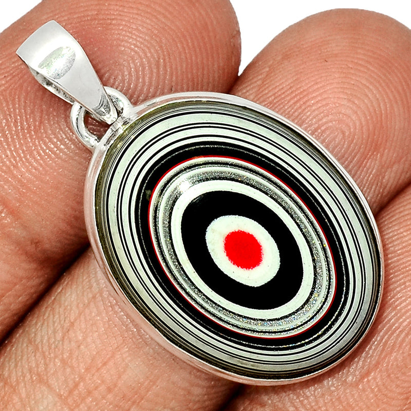 1.5" Fordite Detroit Agate Pendants - FDAP310