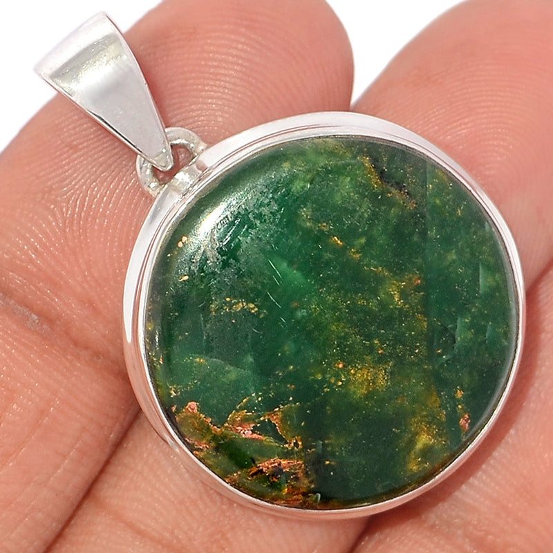 1.5" Fuchsite Cabochon Pendants - FKCP8