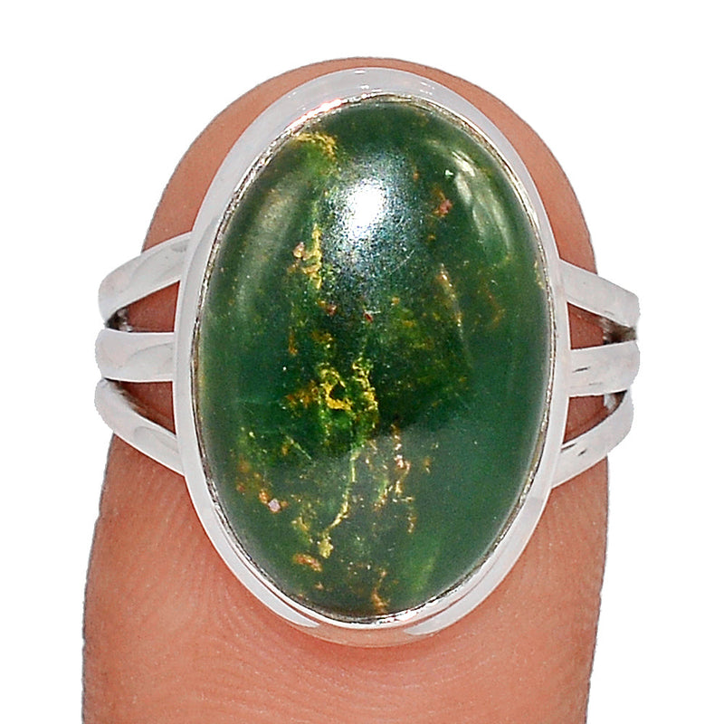 Fuchsite Cabochon Ring - FKCR17