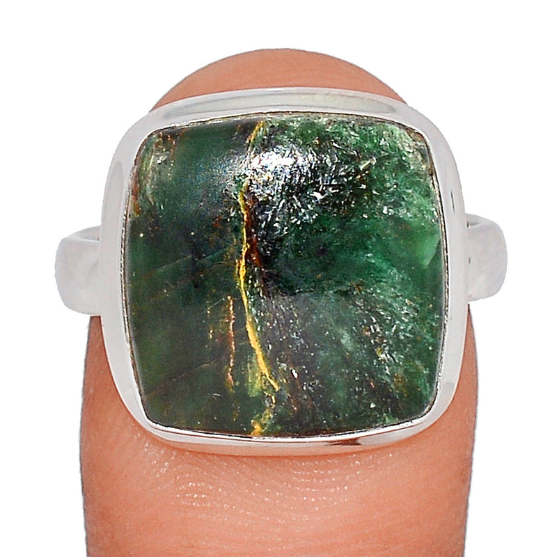 Fuchsite Cabochon Ring - FKCR19