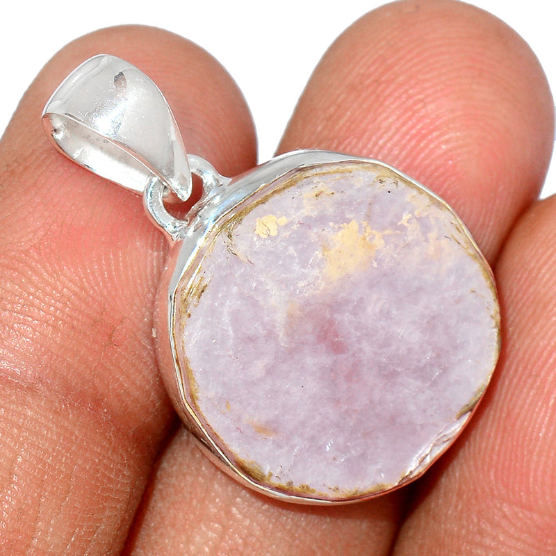 1.2" Flashy Lepidolite Mica Pendants - FLMP126