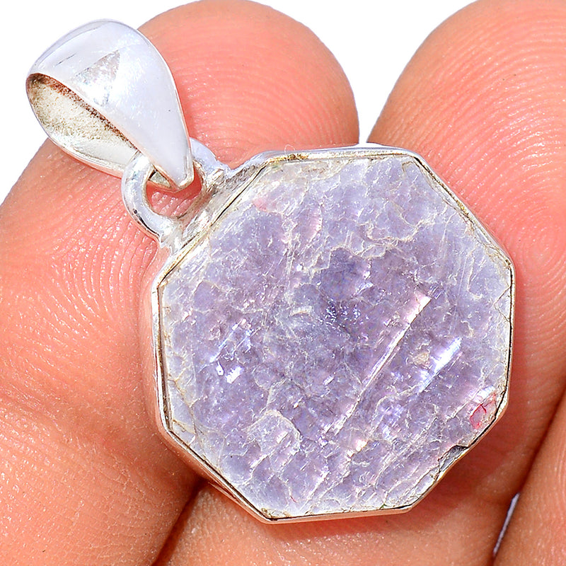 1.2" Flashy Lepidolite Mica Pendants - FLMP173