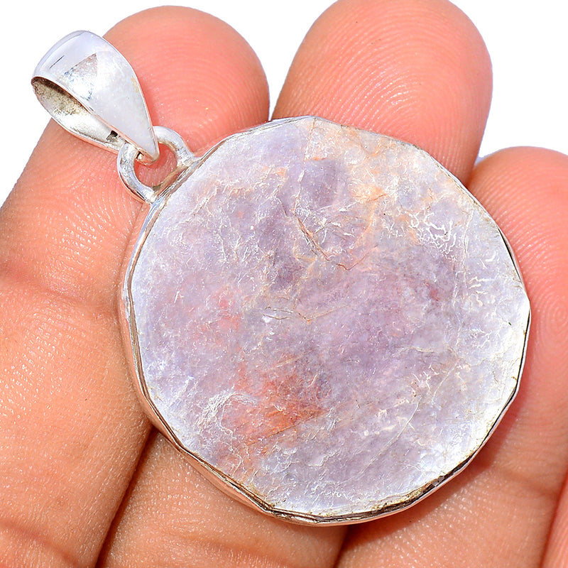 1.7" Flashy Lepidolite Mica Pendants - FLMP175