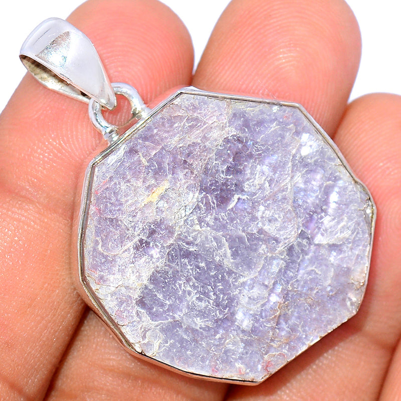 1.6" Flashy Lepidolite Mica Pendants - FLMP183