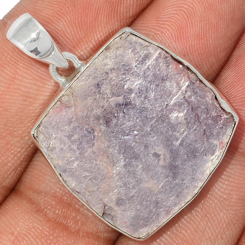 1.5" Flashy Lepidolite Mica Pendants - FLMP86
