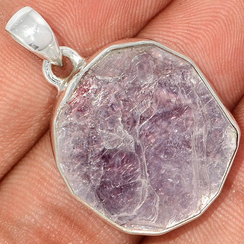 1.3" Flashy Lepidolite Mica Pendants - FLMP88