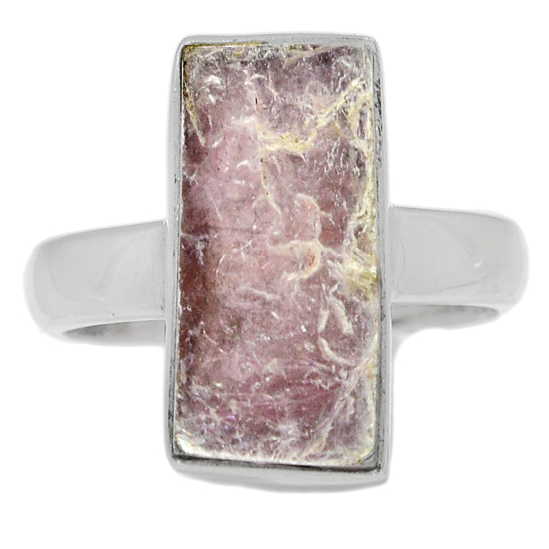 Flashy Lepidolite Mica Ring - FLMR14
