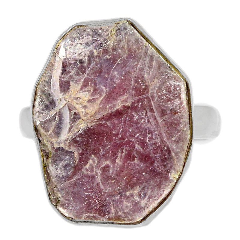 Flashy Lepidolite Mica Ring - FLMR15