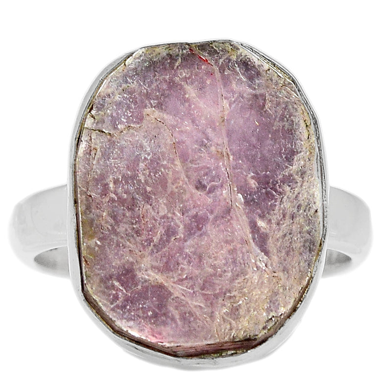 Flashy Lepidolite Mica Ring - FLMR22