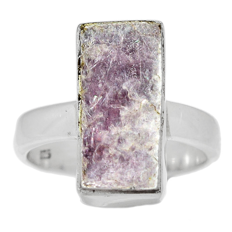 Flashy Lepidolite Mica Ring - FLMR26