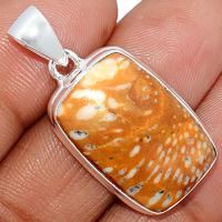 1.3" Deer Fawn Jasper Pendants - FNJP10