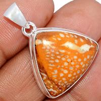 1.1" Deer Fawn Jasper Pendants - FNJP14