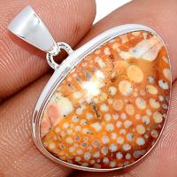 1.2" Deer Fawn Jasper Pendants - FNJP16