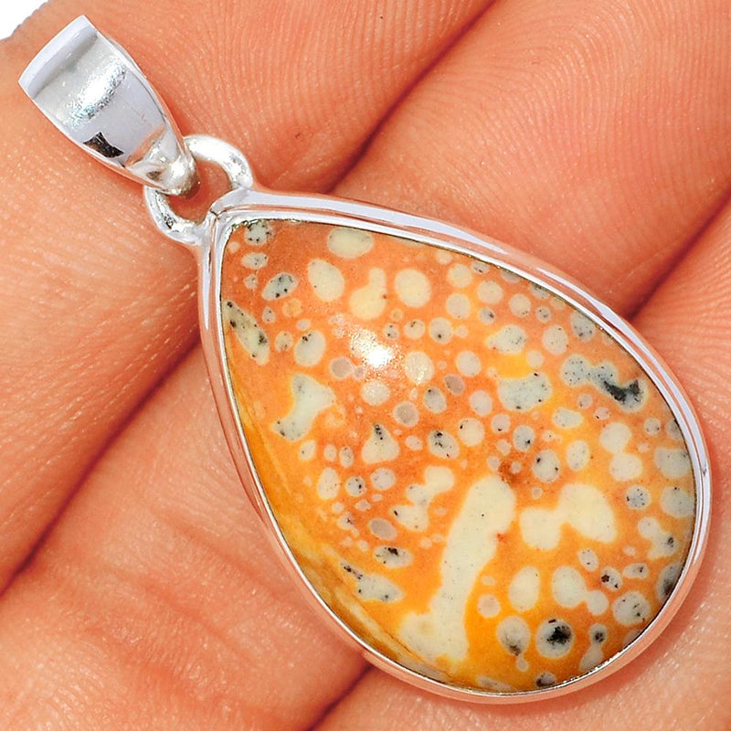 1.6" Deer Fawn Jasper Pendants - FNJP28