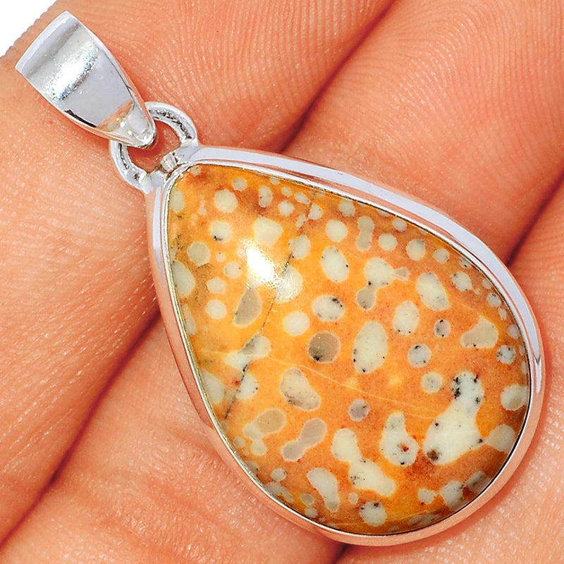 1.5" Deer Fawn Jasper Pendants - FNJP34