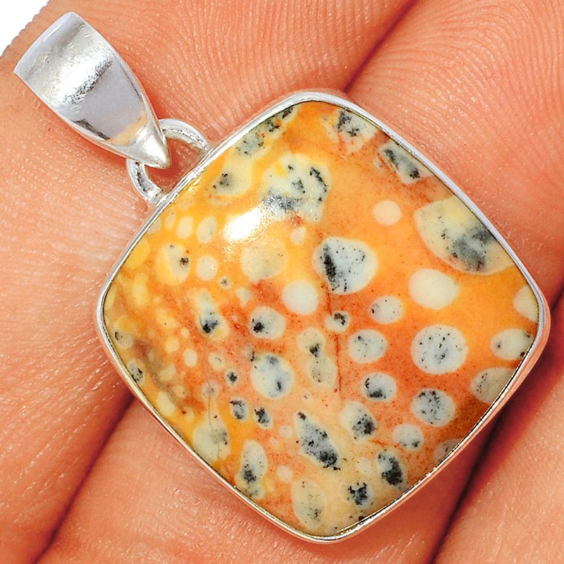 1.1" Deer Fawn Jasper Pendants - FNJP37