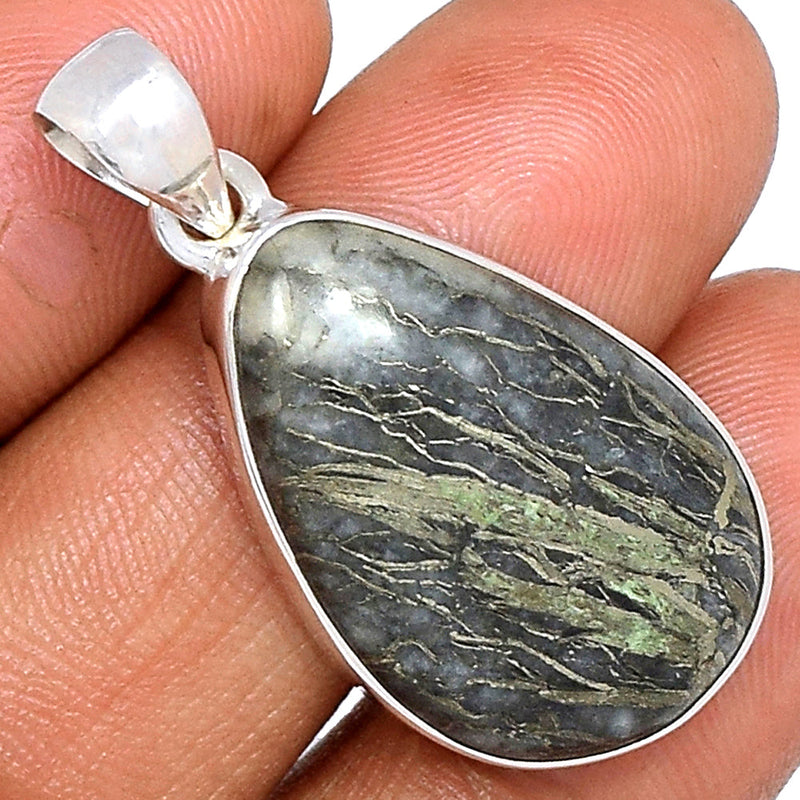 1.3" Feather Pyrite Pendants - FPTP144