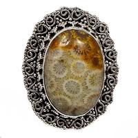 Indonesian Fossil Coral Ring - FSCR223