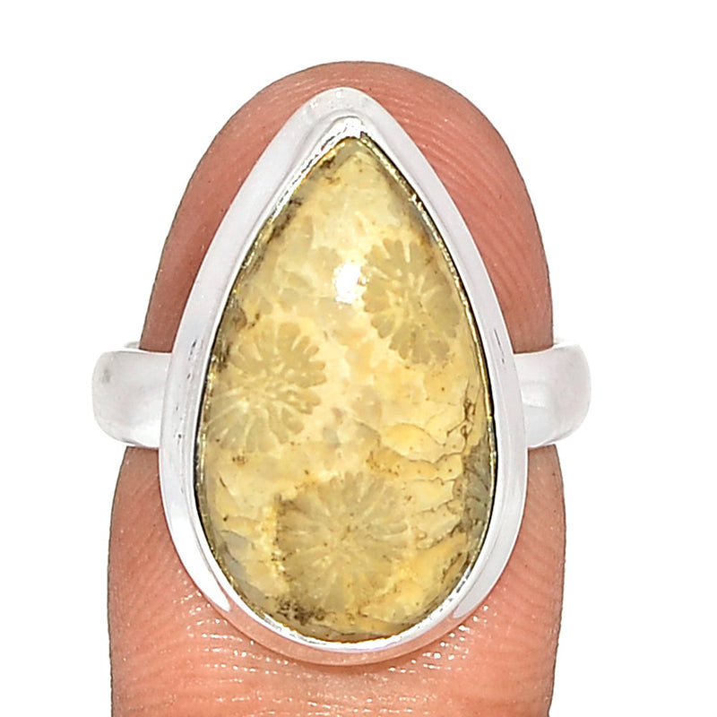 Indonesian Fossil Coral Ring - FSCR341