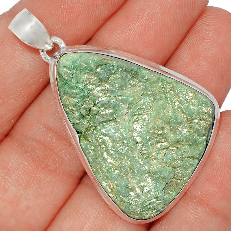 2" Fuchsite Green Muscovite Pendants - FUKP242
