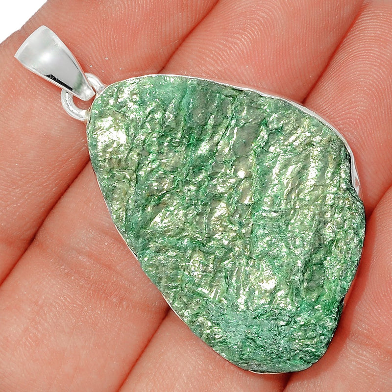 2" Fuchsite Green Muscovite Pendants - FUKP245