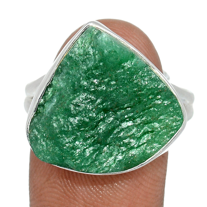 Fuchsite Green Muscovite Ring - FUKR31
