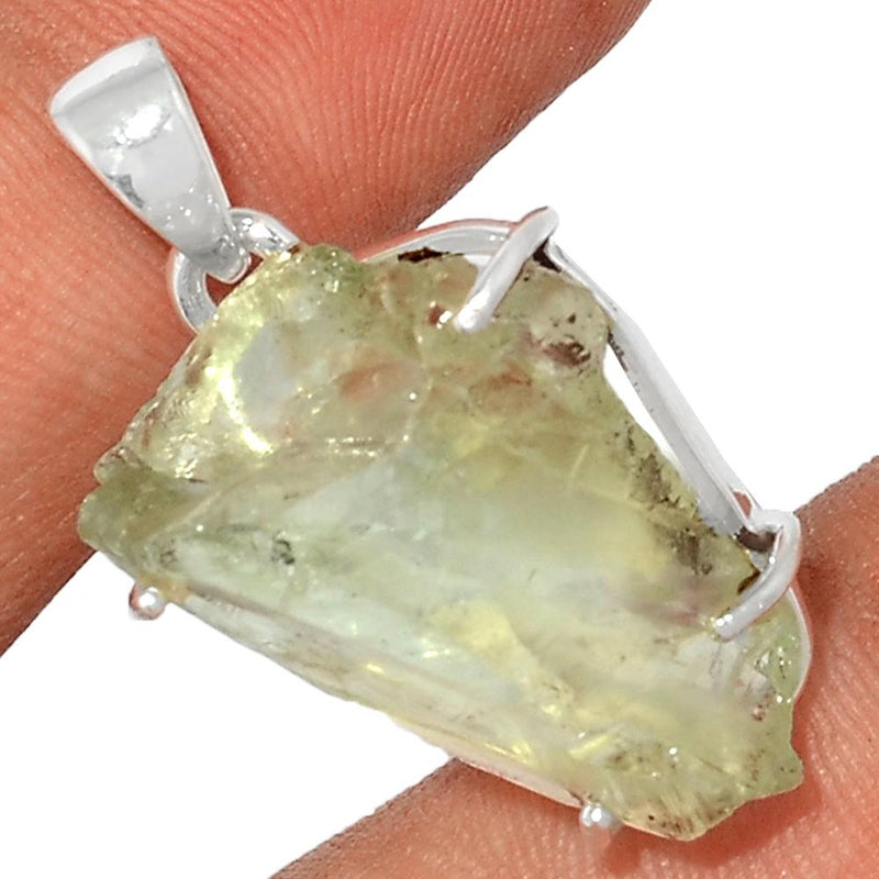 1.2" Claw - Green Amethyst Rough Pendants - GARP302