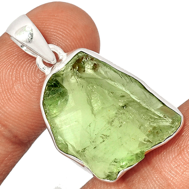 1.5" Green Amethyst Rough Pendants - GARP365