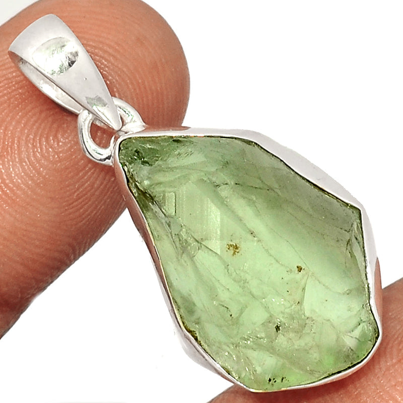 1.5" Green Amethyst Rough Pendants - GARP392