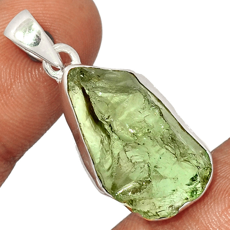 1.5" Green Amethyst Rough Pendants - GARP401