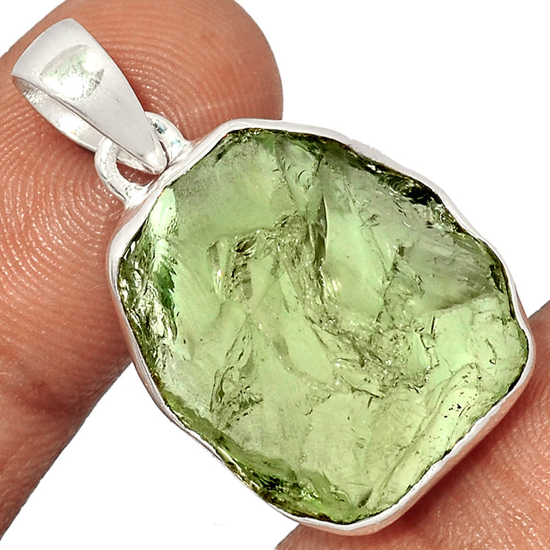 1.5" Green Amethyst Rough Pendants - GARP408