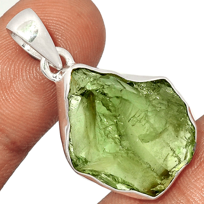 1.5" Green Amethyst Rough Pendants - GARP416