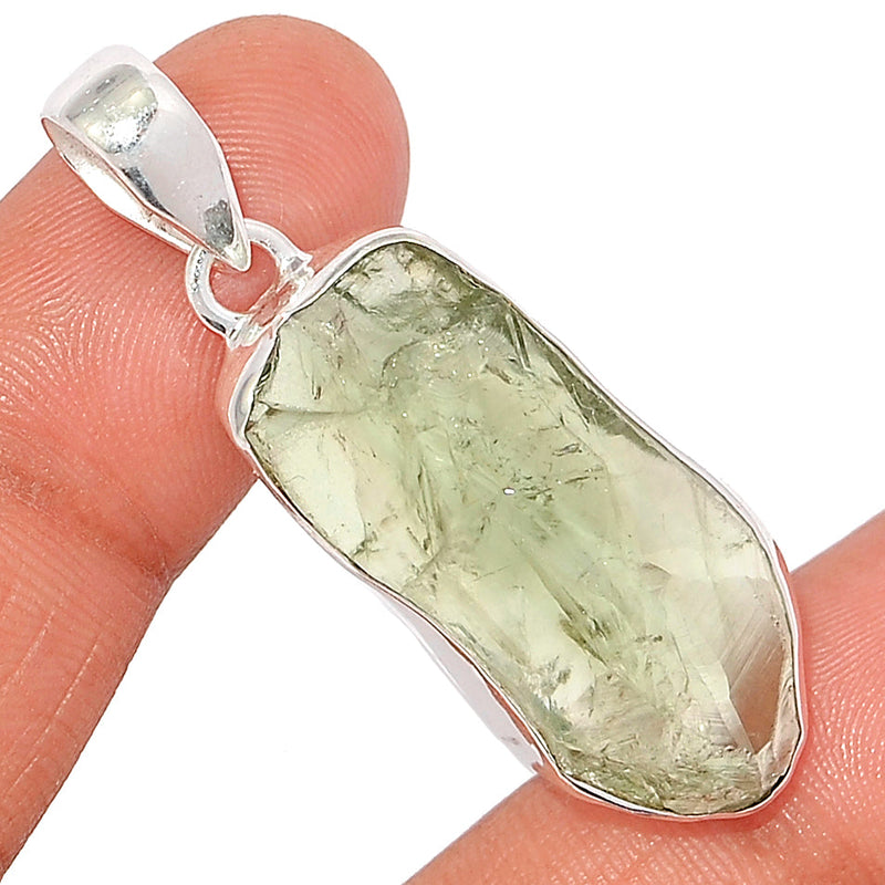 1.8" Green Amethyst Rough Pendants - GARP429