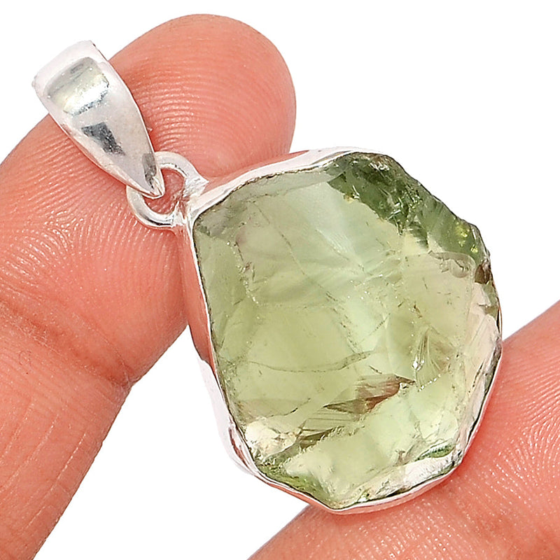 1.6" Green Amethyst Rough Pendants - GARP430